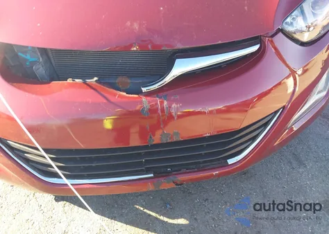 2014 Hyundai Elantra Se z USA, uszkodzony, nr VIN 5NPDH4AE6EH491034